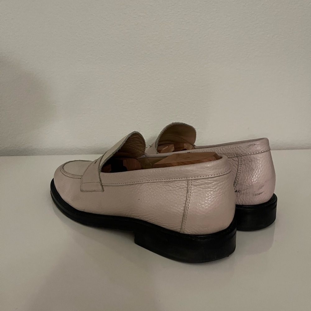 Aime Leon Dore Men's Loafers in Light Pink and Cream - Picture 5 of 10